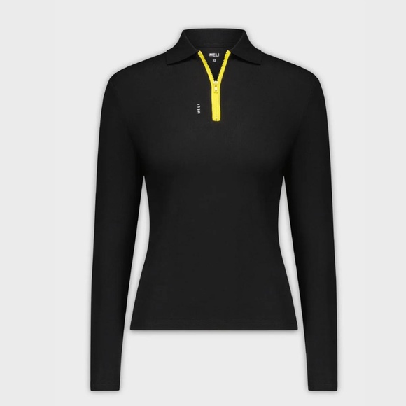 Meli Colored 1/4 Zipper Running Tee - Picture 1 of 13